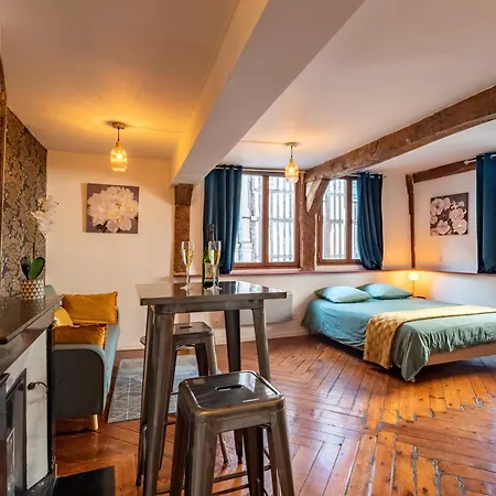 Apartment Le Lovely Cosy Jacuzzi Centre-ville Wifi Rouen