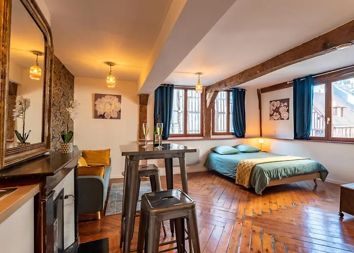 Apartment Le Lovely Cosy Jacuzzi Centre-ville Wifi Rouen